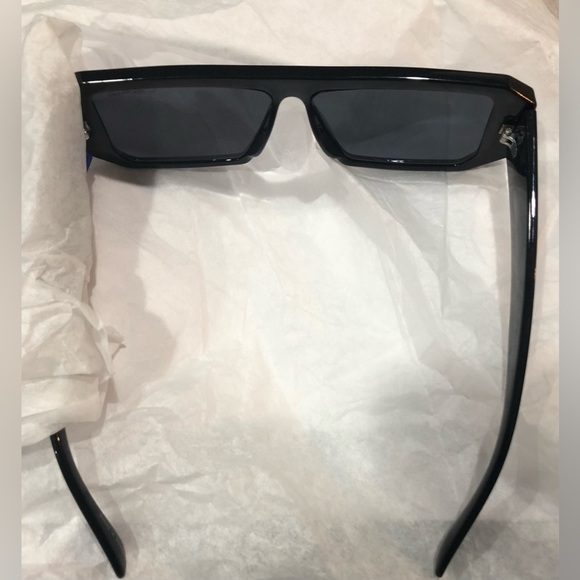 Ed Hardy black rectangular sunglasses‎ with iconic Ed Hardy tiger new - Picture 5 of 15